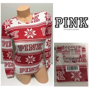 🆕VICTORIA’S SECRET PINK - COZY WAFFLE SLEEP SHIRT